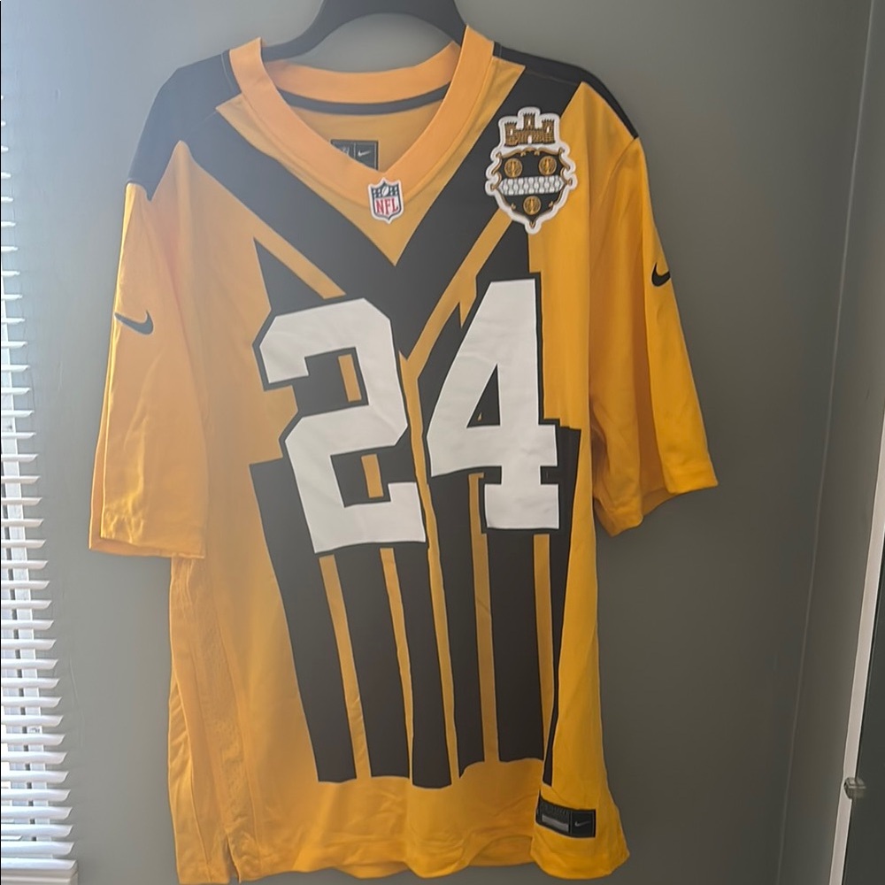 NFL Yellow Jersey with Black Label